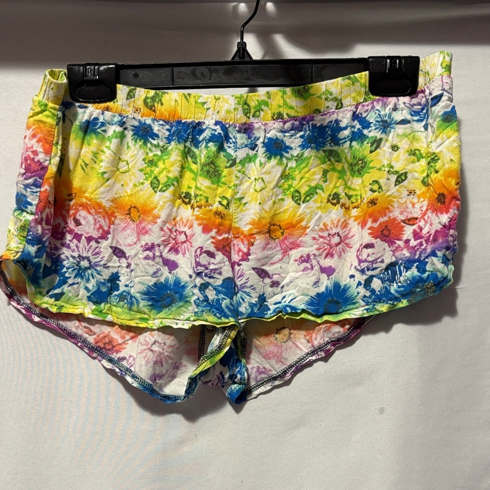 PINK Victoria's Secret Multicolor Floral Athletic Shorts
